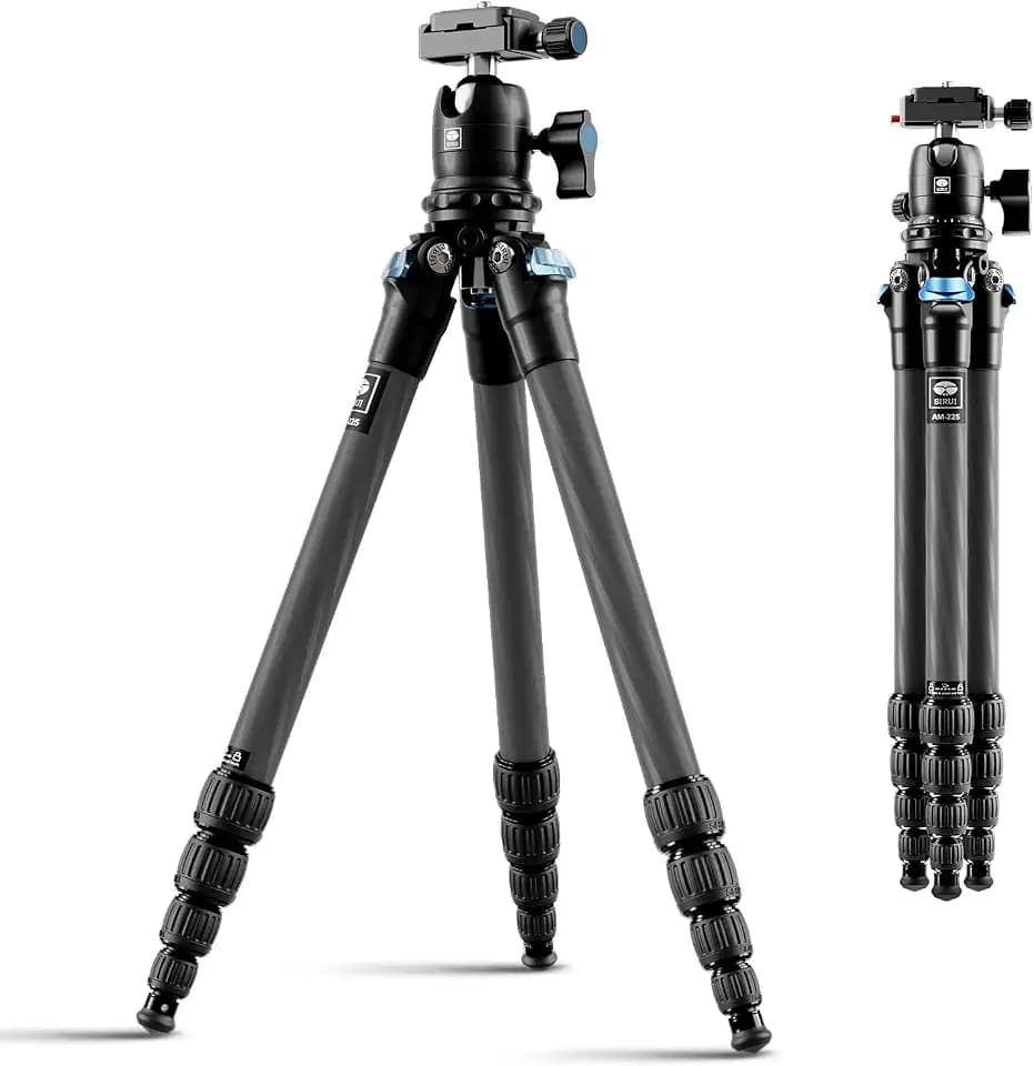 SIRUI AM-225 Carbon Reisestativ 127cm mit B-00K Kugelkopf 6kg