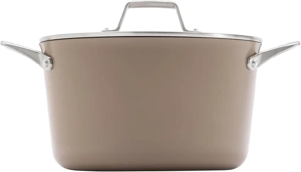 Calphalon® Premier Ceramic Nonstick 7-Qt. Dutch Oven with Lid, Mushroom Grey