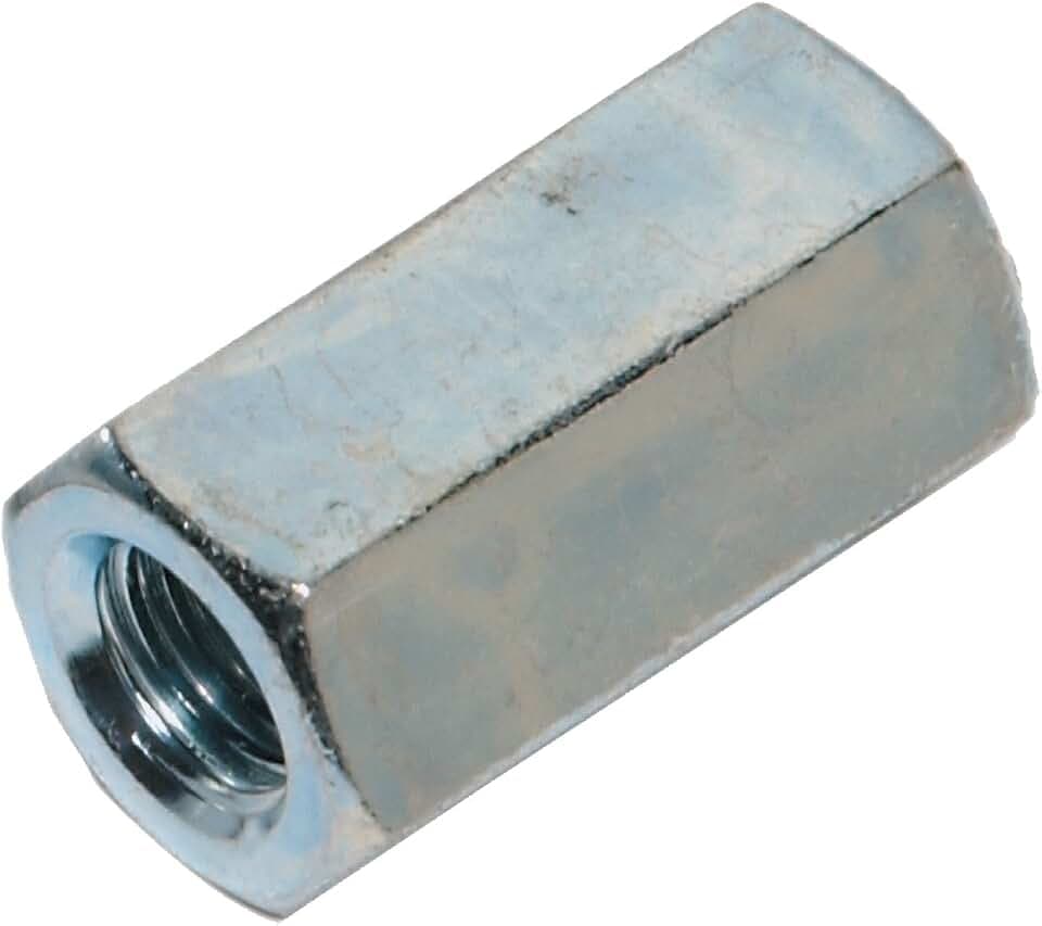 The Hillman Group 44772 M20-2.50 Metric Hex Coupling Nut, 2-Pack