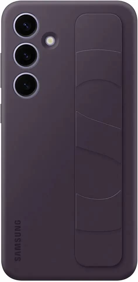 Samsung Standing Grip Smartphone Case EF-GS926 für Galaxy S24+, Handy-Hülle, Fingerhalterung, Schlankes Design, Dark Violet