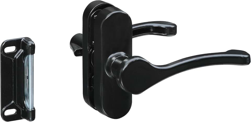 National Hardware N262-204 Lever Latch, Door Security Lock, 1-3/4 in