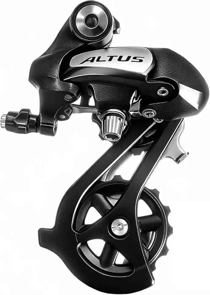 Enmja RD-M310 Rear Derailleur, 7/8 Speed Long Cage Bike Derailleur, Direct Mount Bicycle Rear Derailleur with 34T Max Sprocket, for Mountain, Road, Hybrid & City Bikes