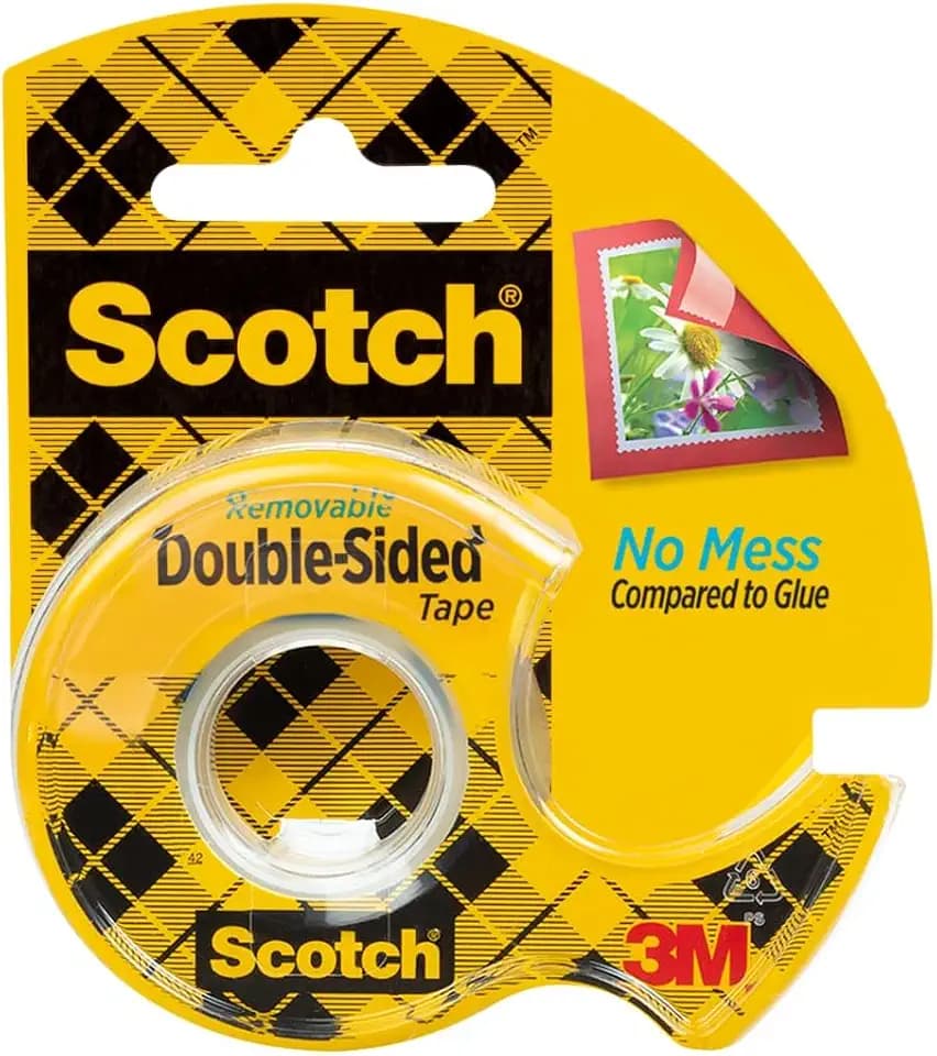 Scotch Double Sided Tape with Tape Dispenser, 0.75 in. x 400 in.