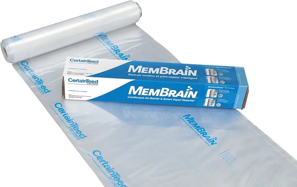 CertainTeed 902008 8'4" x 100' Smart Vapor Retarder Barrier, No Size, Clear
