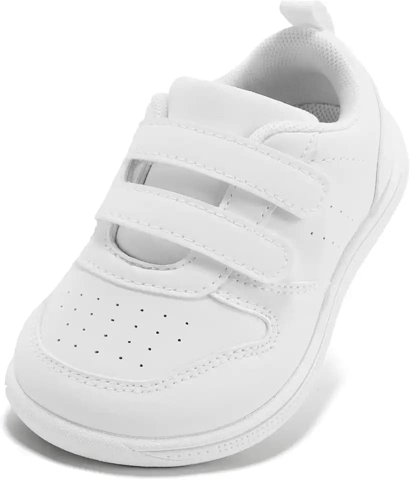 STQ Toddler Boys Shoes Girls Wide Toe Box Barefoot Sneakers Tennis School