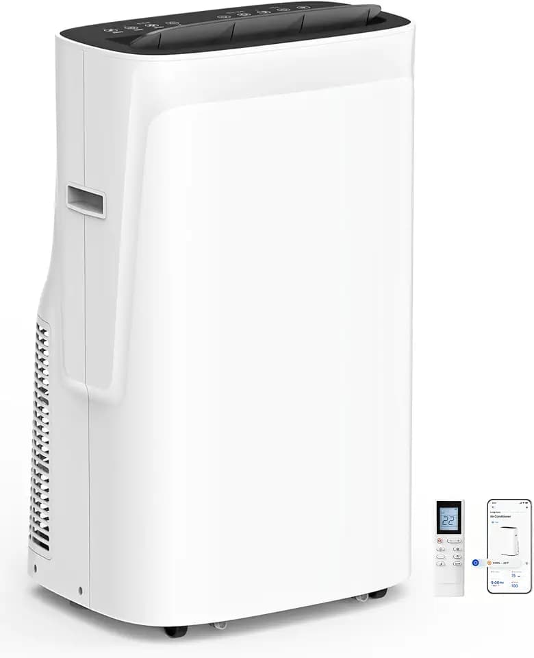 18000 BTU Portable Air Conditioners, AC Unit Portable with Dehumidifier & Heating, Quiet Portable AC for Bedroom, Window Vent Kit for Home Office, Inverter Air Conditioner Portable Cools 900 Sq.Ft