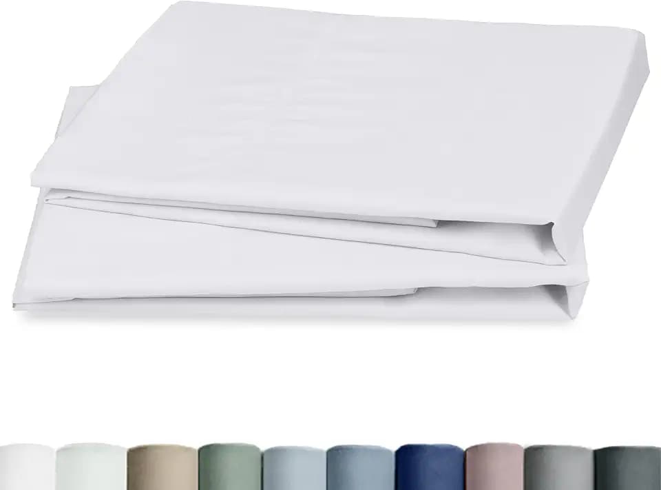California Design Den 100% Egyptian Cotton 2 Pillow Cases Standard Size