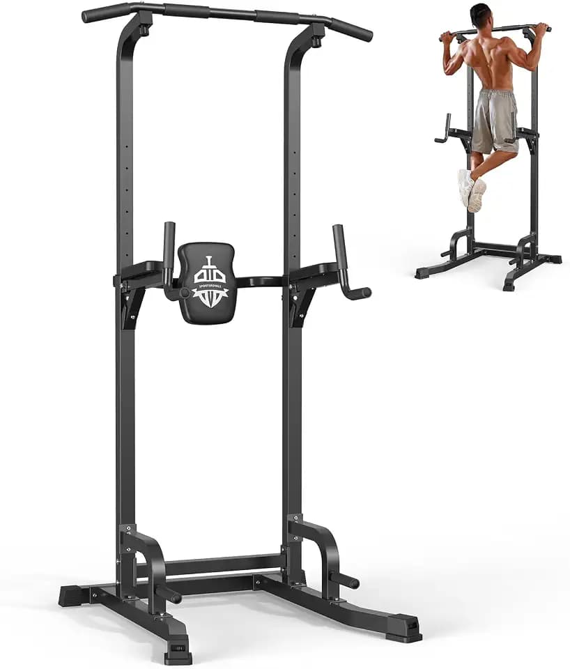 SPORTSROYALS Free Standing Pull Up Bar, Power Tower for Home Gym Training