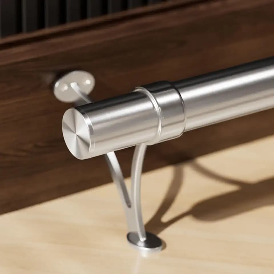 Bar Foot Rail Kit 6ft, 304 Stainless Steel Satin Finish 2" O.D Tubing with Bracket Hardware, Undercounter Foot Railing for Home Kitchen Restaurant Bar Counter
