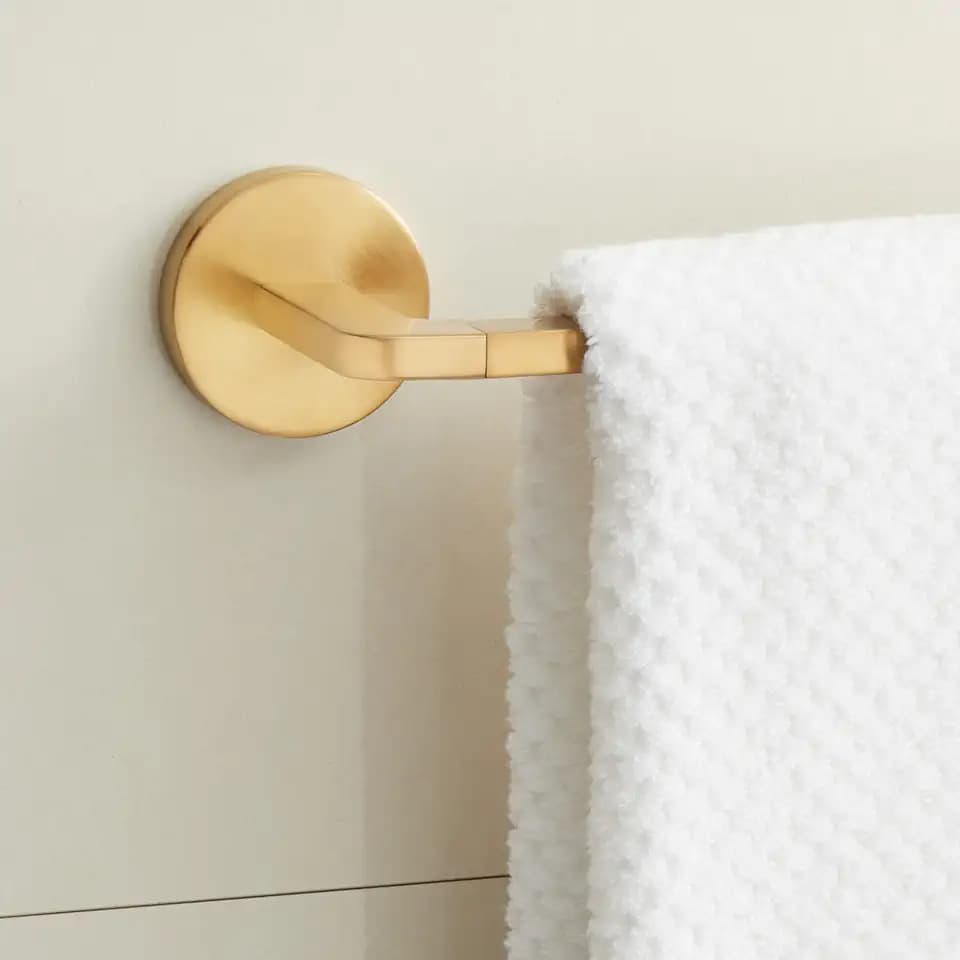 Signature Hardware 953922 Drea 24" Towel Bar - Brushed Gold