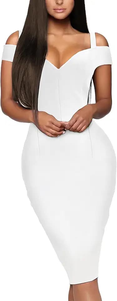 Hybrid & Company Women's Elegant Bandage Dress