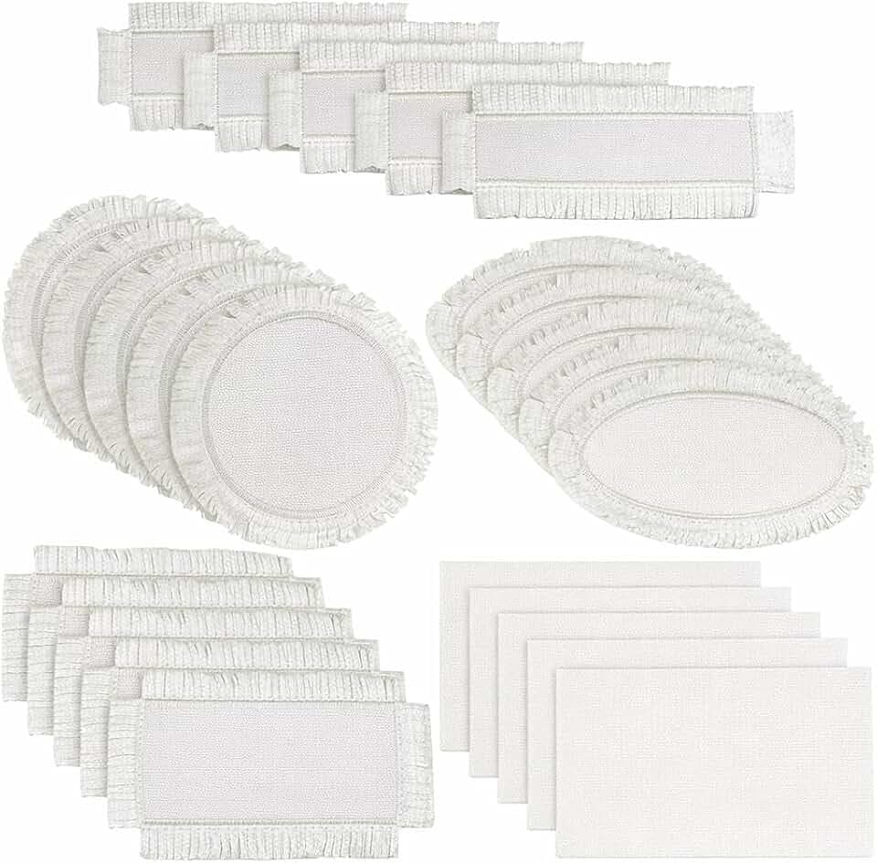 25 Pieces Sublimation Hat Patches Distressed Sublimation Patches Iron on Blank Patches Fabric Repair Sublimation Blank Patch Patches for Hats Clothes Uniforms Jeans Backpacks Dog Vest