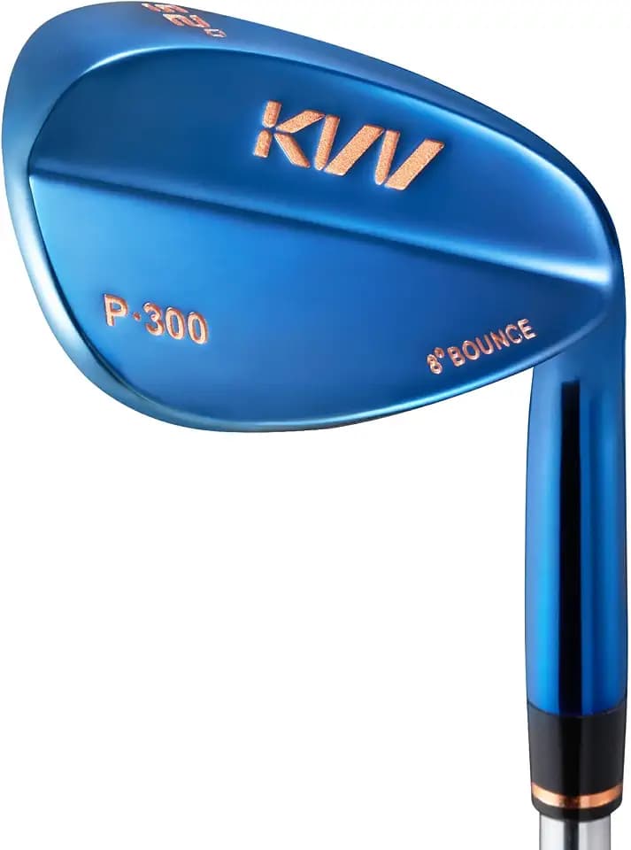 KVV Premium Golf Wedges with Ionized Blue PVD Finish - 52/56/60 Degree Individual/ 3-Wedge Golf Set-Right-Handed, CNC Milled Face, Wedge Set for Men & Women