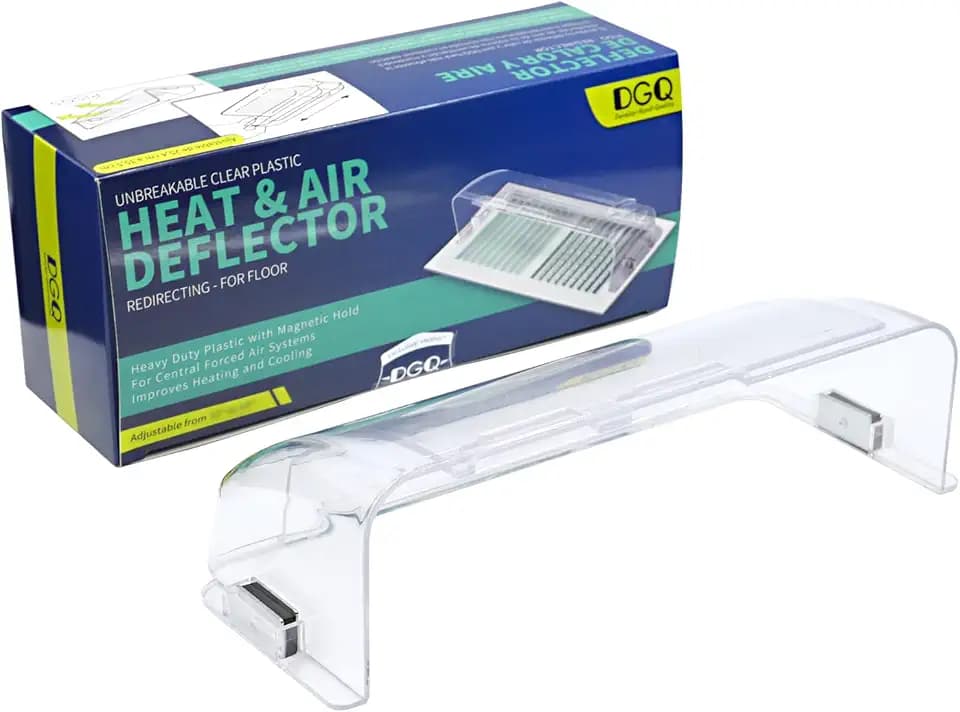 DGQ Unbreakable Air Vent Deflector 8"-12" Adjustable Magnetic Vent Cover