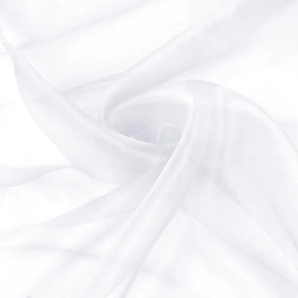 VACVELT White Sheer Organza Fabric by The Yard 60" Wide (10 Yards)