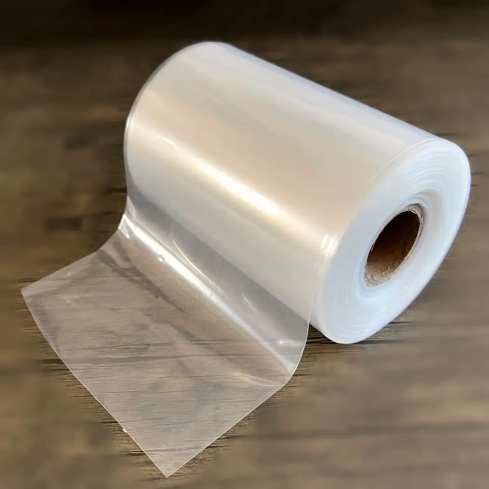 Flat Poly Tubing Roll 2mil 6 inch×215 Feet Food Grade LDPE Resin for Custom Length Packaging