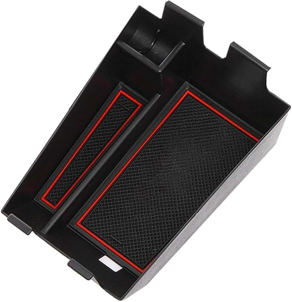 LFOTPP Mittelkonsole Aufbewahrungsbox X5 G05 X6 G06, Armlehne Organizer Mittelarmlehne Handschuhfach, Tray Storage Box Auto Zubehör