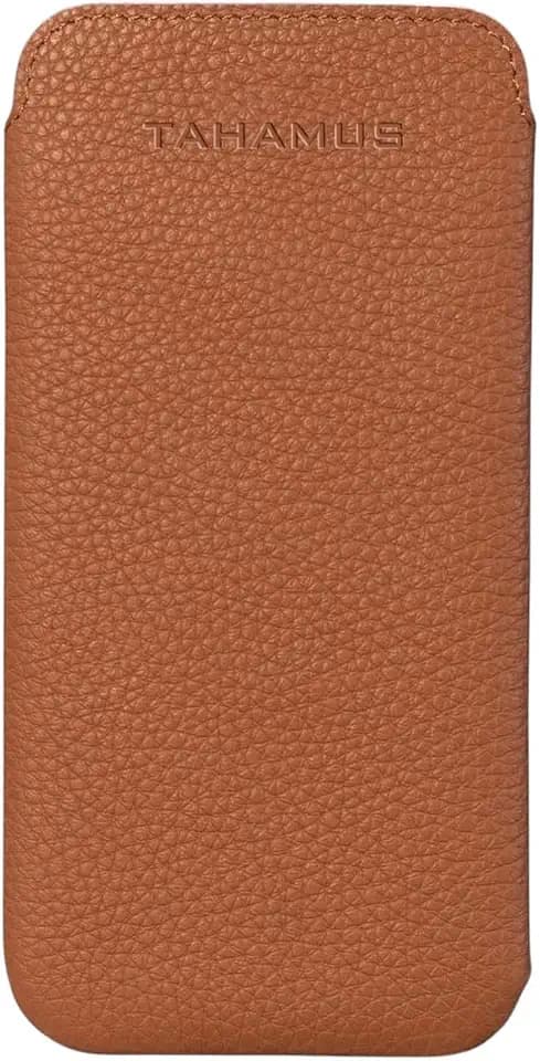 UltraSlim Classic Slim Fit Soft Leather Sleeve Case, Compatible with iPhone 16 Pro, (Tan, 16 Pro)