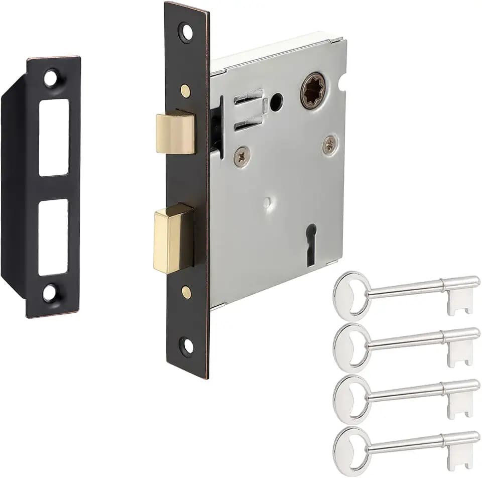Mortise Lock Latch Replacement Parts, Oil Rubbed Bronze Finish