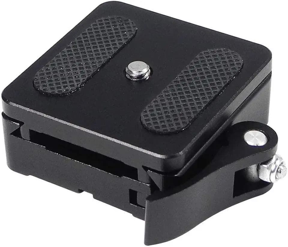Granvoo P50 Hebel-Release-Klemme + Schnellwechselplatte mit Aluminium Legierung Für DSLR Kamera Kompatibel mit Arca-Swiss Standard