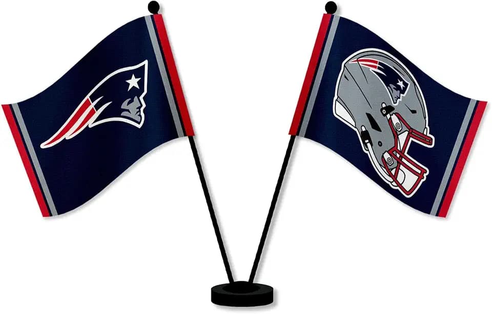 WinCraft New England Patriots Desk and Table Top Flags