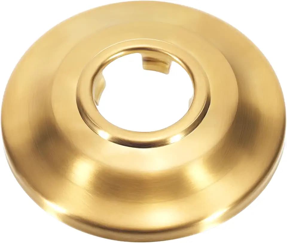 AT2199BG Shower Arm Flange,Replacement For AT2199BG Shower Flange Cover Plate,Brushed Gold Shower Head Flange,Universal Shower Arm Escutcheon,Shower Trim Kit Part.Brushed Gold