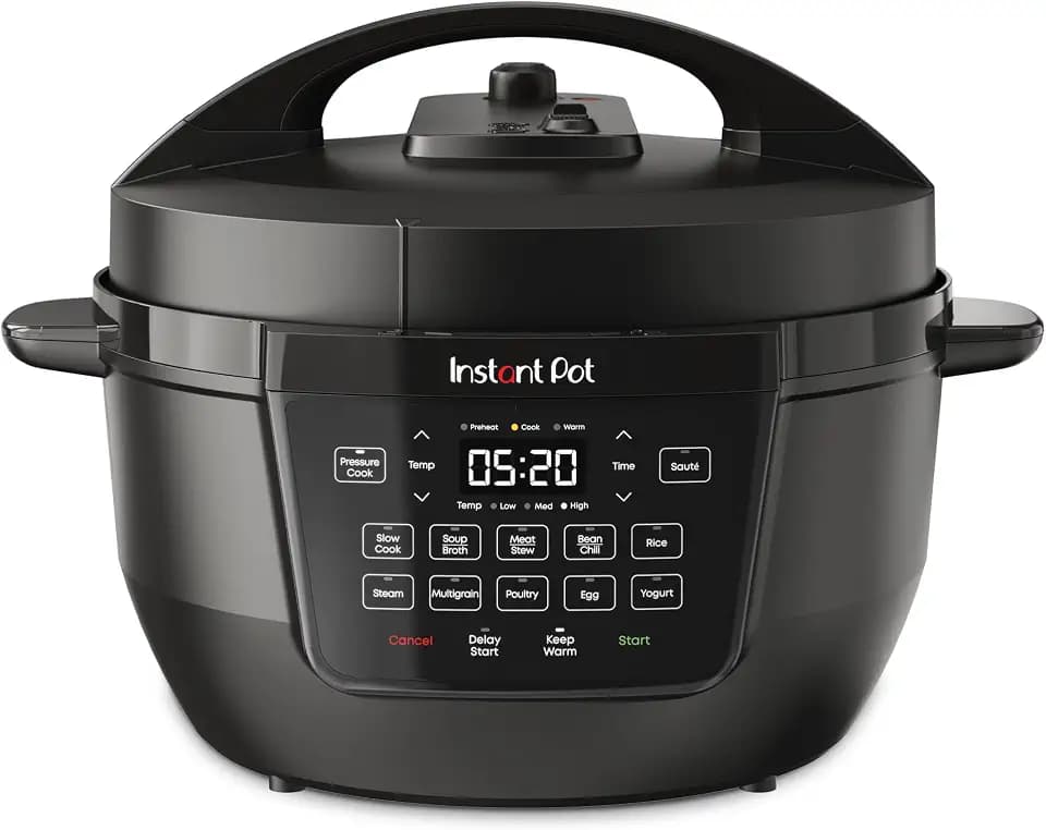 Instant Pot Rio Wide 7.5 Qt 7-in-1 Electric Pressure Cooker, WhisperQuiet