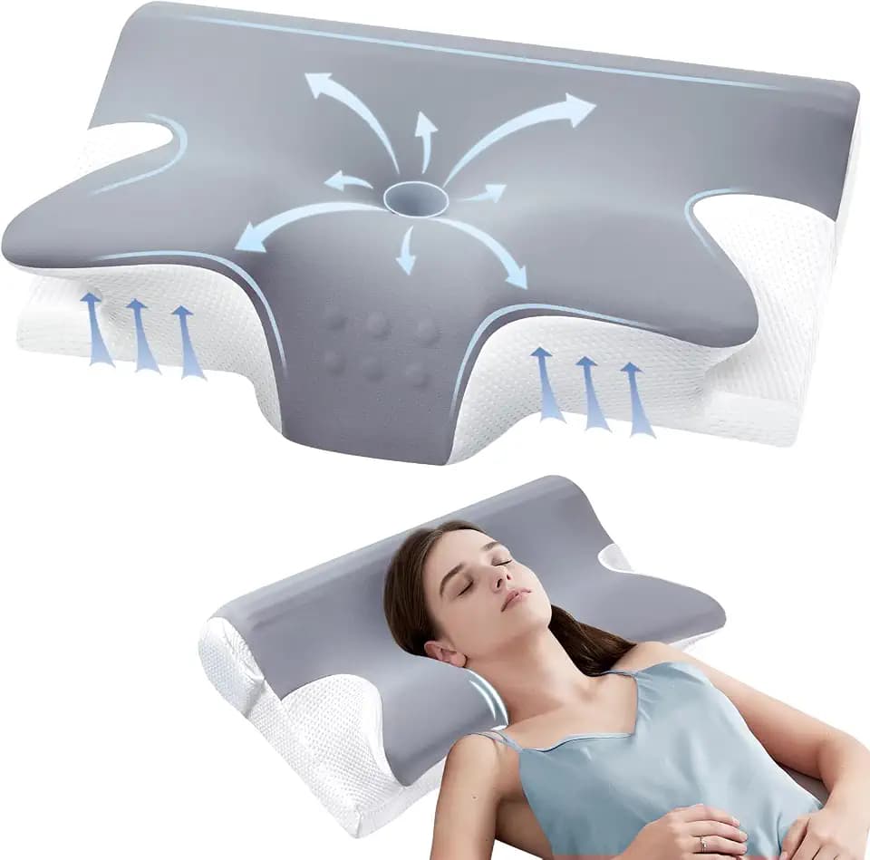 Ergonomic Cervical Neck Pillow for Neck Pain Relief