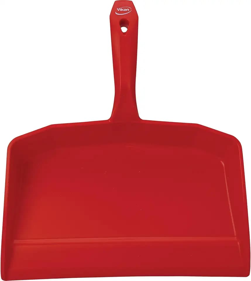 Vikan 56604 Dust Pan,11.5",PP,Red