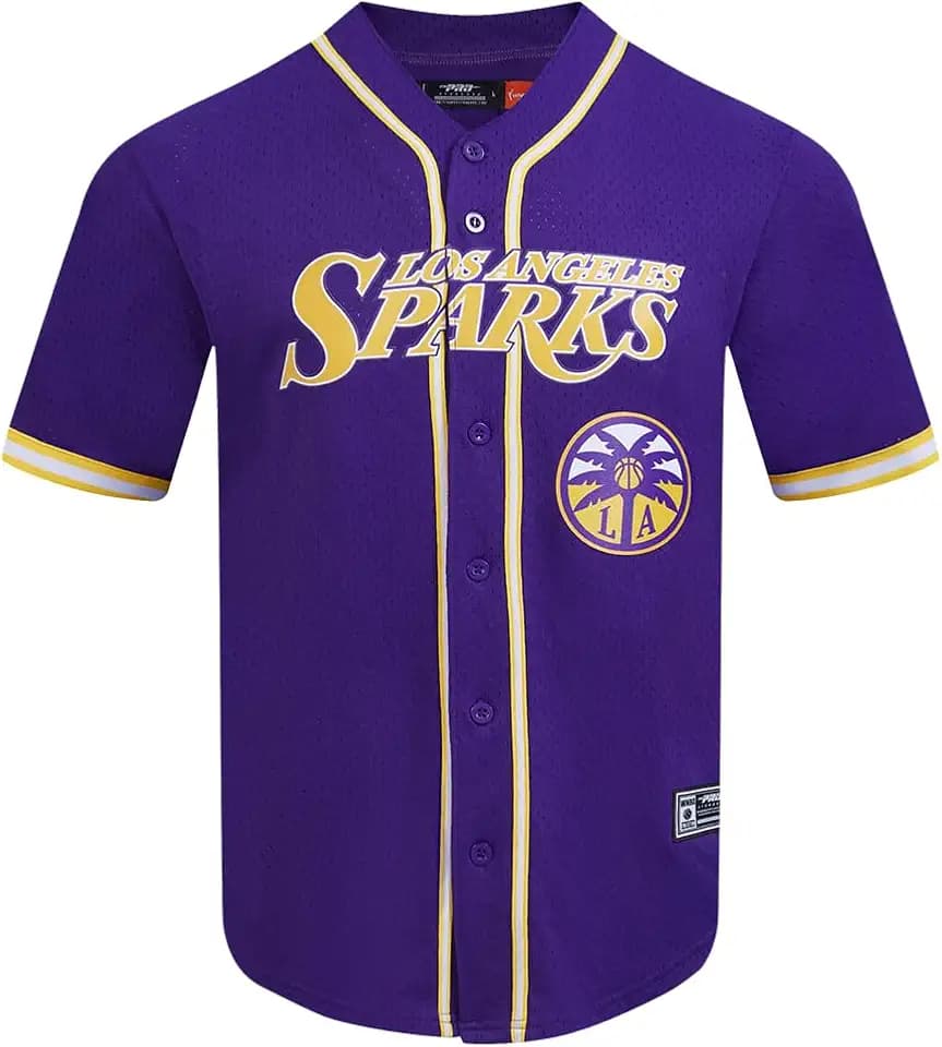 Mens WNBA Mesh Button Down Top