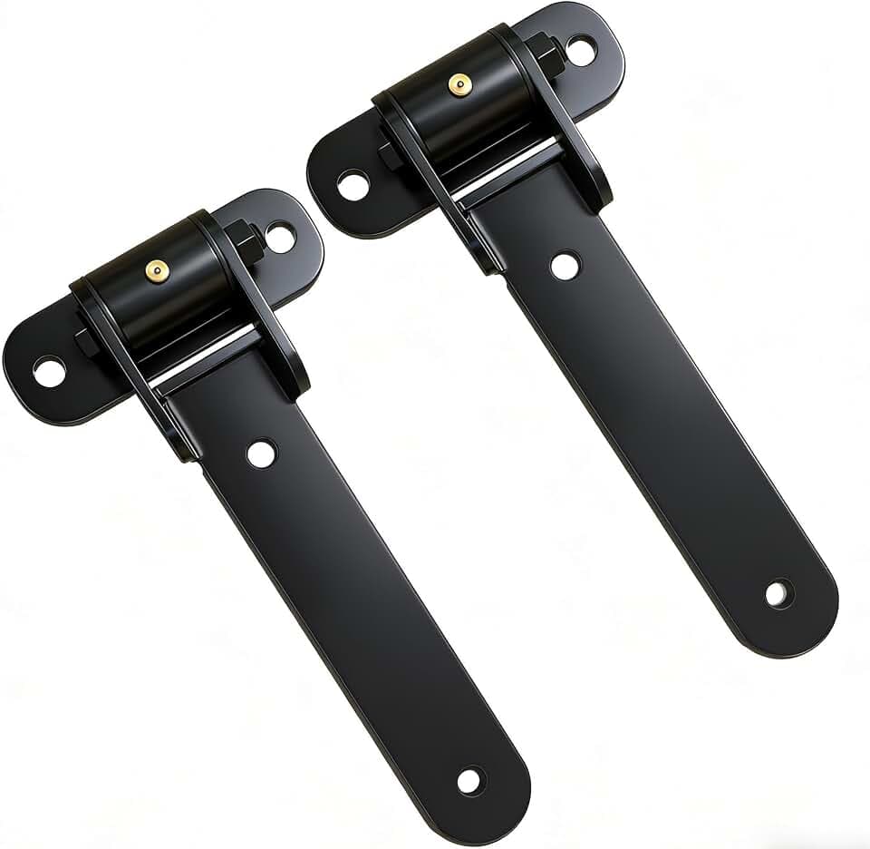 Heavy Duty Gate Hinges-2 Pack 180° Opening Angle, Weld-On or Bolt-On