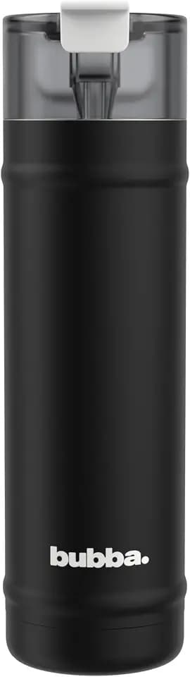 bubba 24 oz Dualsip Insulated Stainless Steel Water Bottle with Straw - Reusable, Leakproof, Lightweight, Dishwasher Safe, Lead-Free and BPA-Free, Office Siren