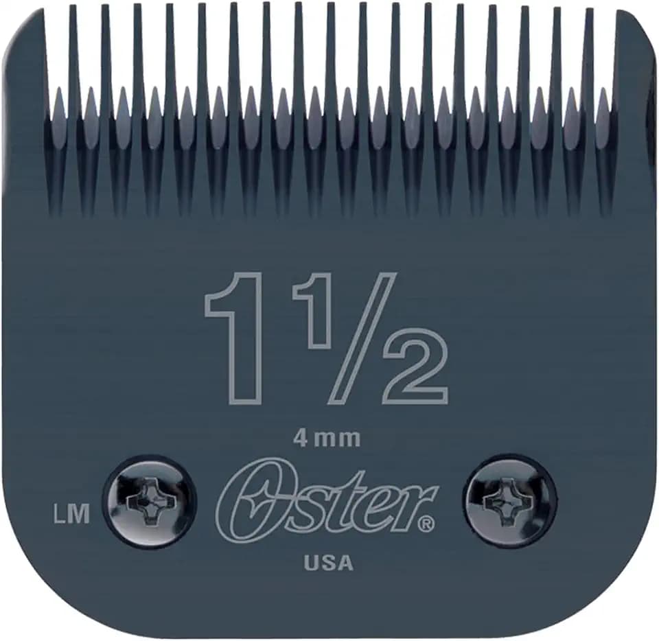 Oster Professional Clipper Blades - Size 1.5 Blades - Compatible with all Oster Detachable Blade Clippers - Long-lasting, High-Carbon Steel, Treated for Ultra-Sharp Precision