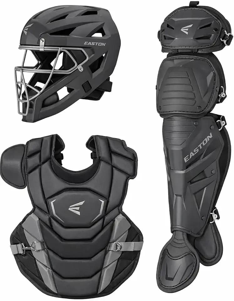 Easton | Phenom Series Catcher’s Set | NOCSAE Certified | Adult, Intermediate, Youth Sizes | Multiple Colors (Charcoal, Youth)