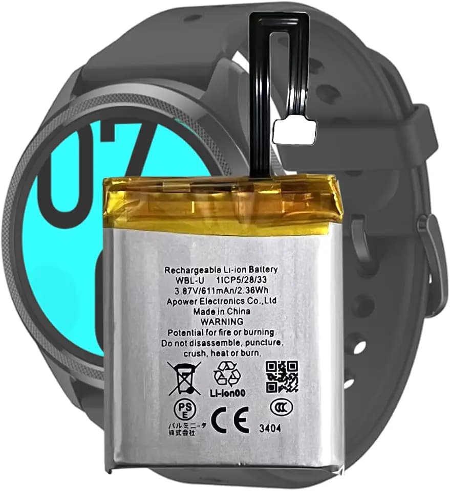 akku Compatible with Tic-Watch Pro 5 Pro5 Smartwatch (Replacement for WBL-U)