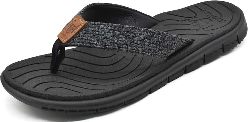 KuaiLu Casual Flip Flops for Women Lightweight Cushion Summer Beach Sandals