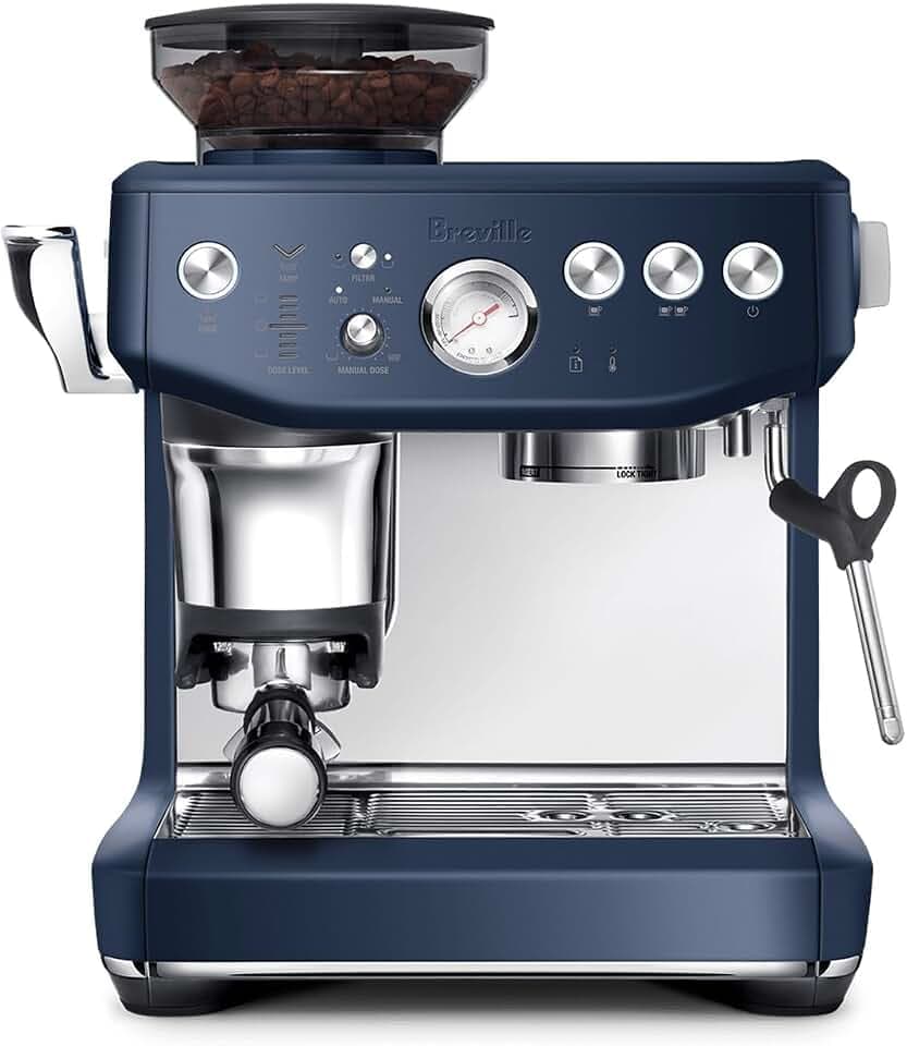 Breville BES876DBL Barista Express Impress, Damson Blue