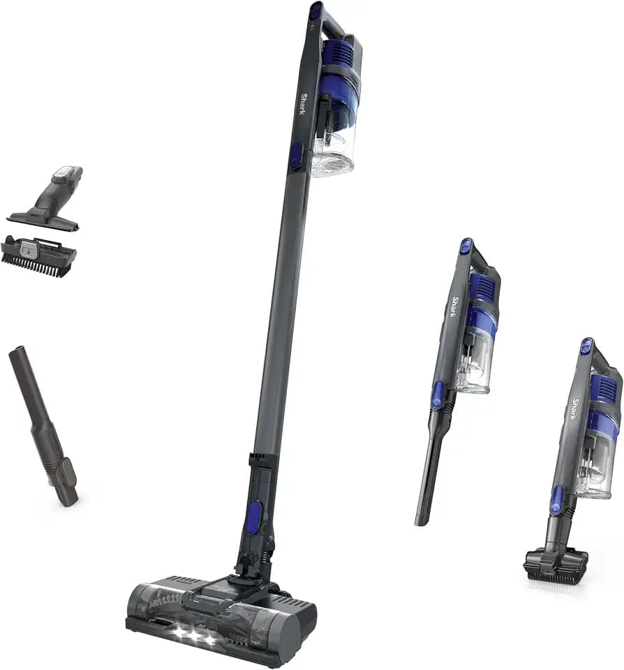 Shark Pet Cordless Stick Vacuum, 40-Min Runtime, Lightweight, Grey, IX141
