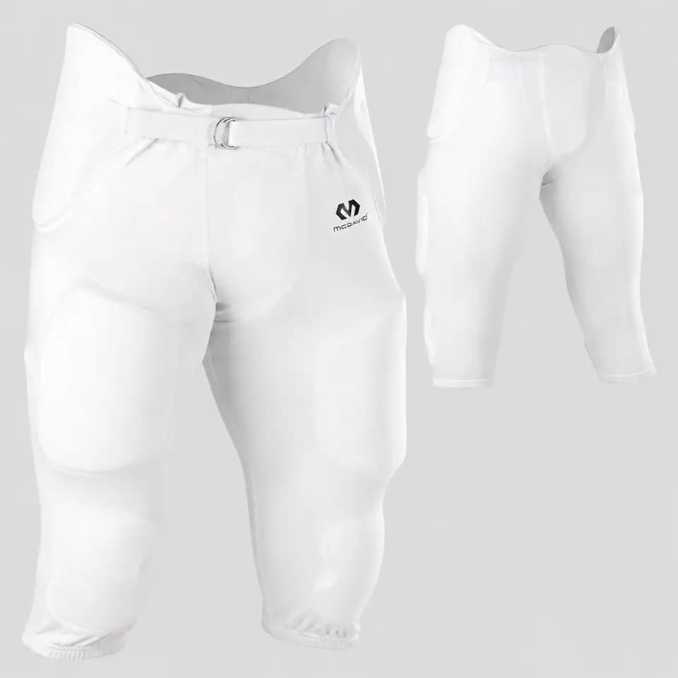 McDavid Rival Integrated Football Pants with Pads, Youth Football Pants with Pads