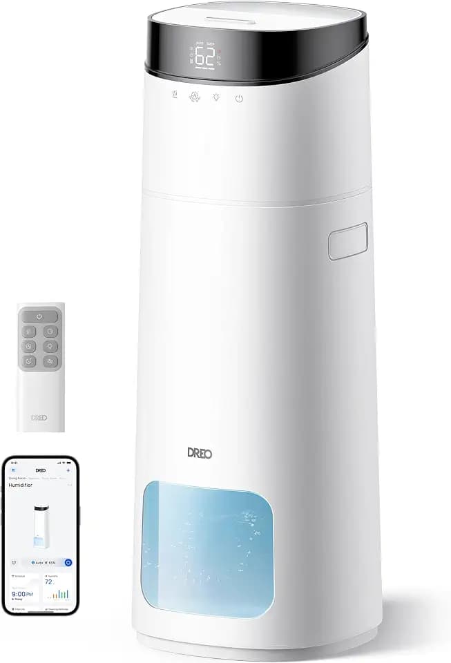 DREO 16L Smart Humidifier Large Room 1000 ft², 130H Runtime, 30dB, Top Fill
