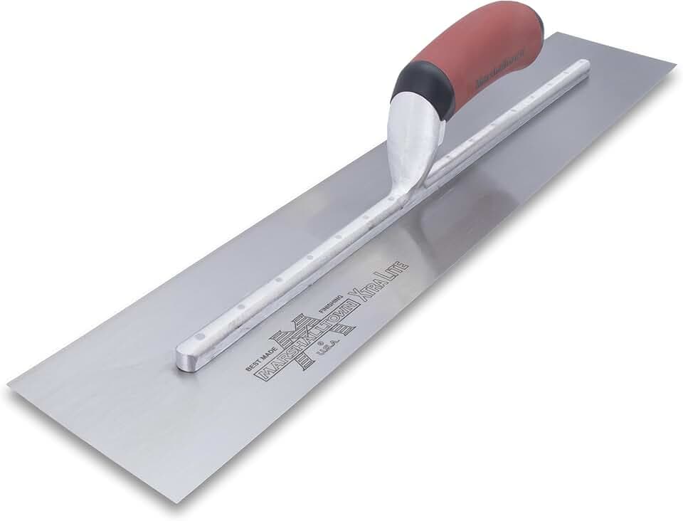 MARSHALLTOWN Finishing Trowel, 4 x 20 Inch, Concrete, Assembled in the USA