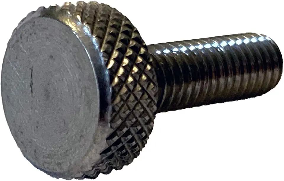 Small Parts 0810TK188 #8-32 x 5/8" Knurled Thumb Screw Full Thread 18 8 Stainless Steel (Pack of 5)
