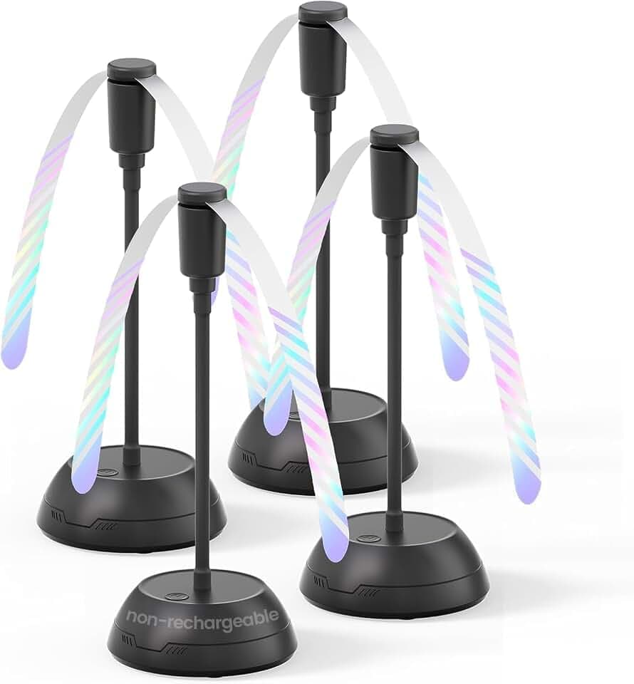 Edvision Fly Fans for Tables, Non-rechargeable, Portable Outdoor Food Fans