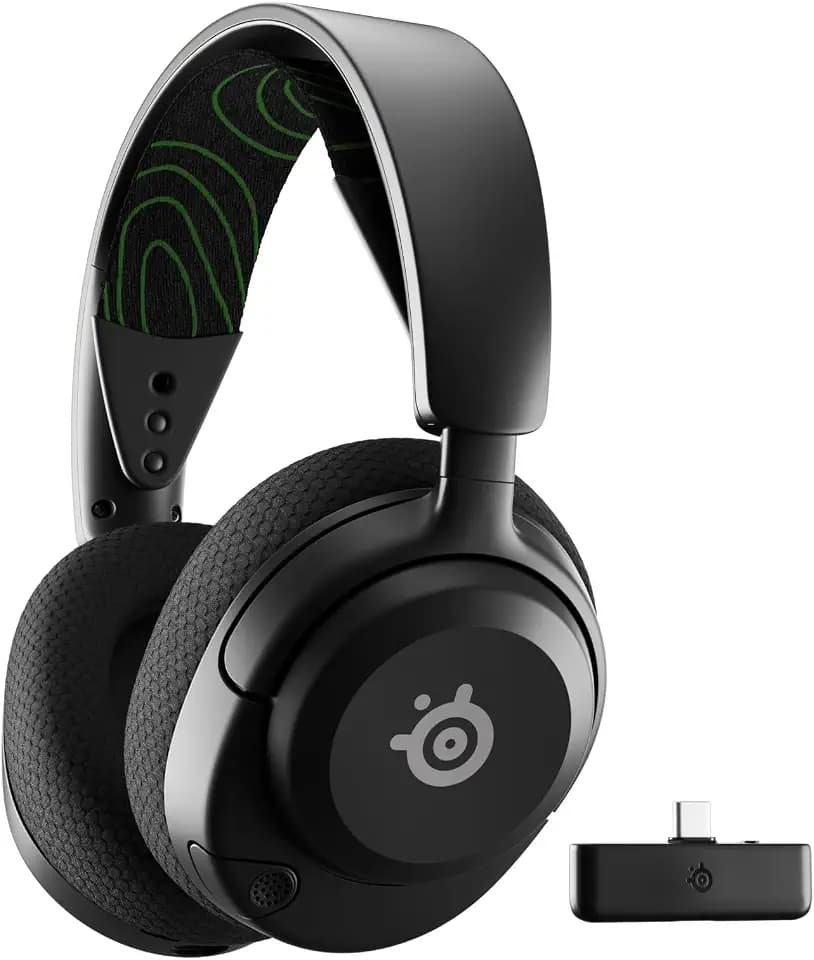 SteelSeries Arctis Nova 5X Wireless Xbox Gaming Headset– Für Xbox, PS, PC, Handy – Magnetische Neodym-Treiber – 100+ Audio Presets – 60 H Akkulaufzeit – 2,4 GHz / BT – ClearCast Gen2.X Mik