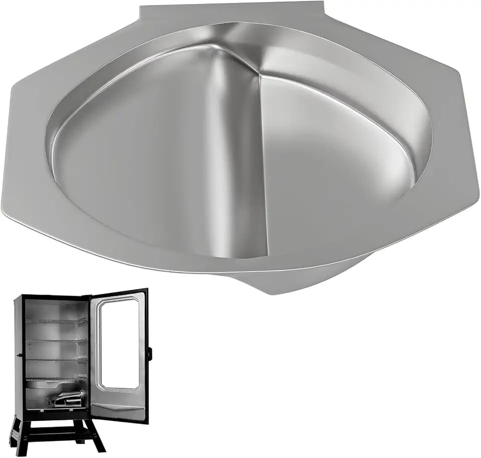 Small Water Bowl for Masterbuilt 30-inch Digital Electric Vertical BBQ Smoker, Water Pan Replacement for Masterbuilt 9007170040 Parts