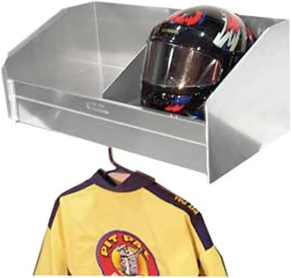 Pit Pal Products 331 28.25" x 15" x 12" 2-Bay Helmet Shelf