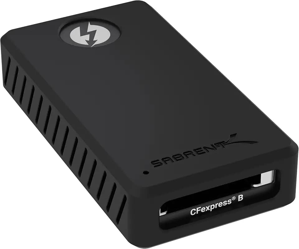 SABRENT Thunderbolt CFexpress Typ B Kartenleser, USB 3.2 GEN 2 1500MBps Externe Kartenlesegeräte (CR-T3CF)