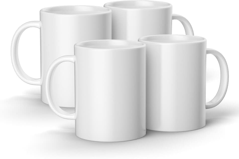 Cricut Ceramic Mug Blank - 15 oz/425 ml (4 ct)
