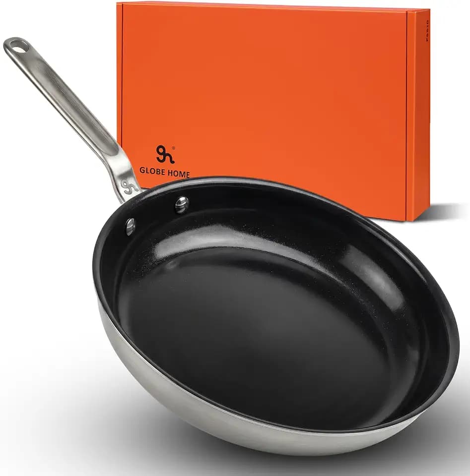 10 Inch 5-Ply Ceramic Non Stick Frying Pan