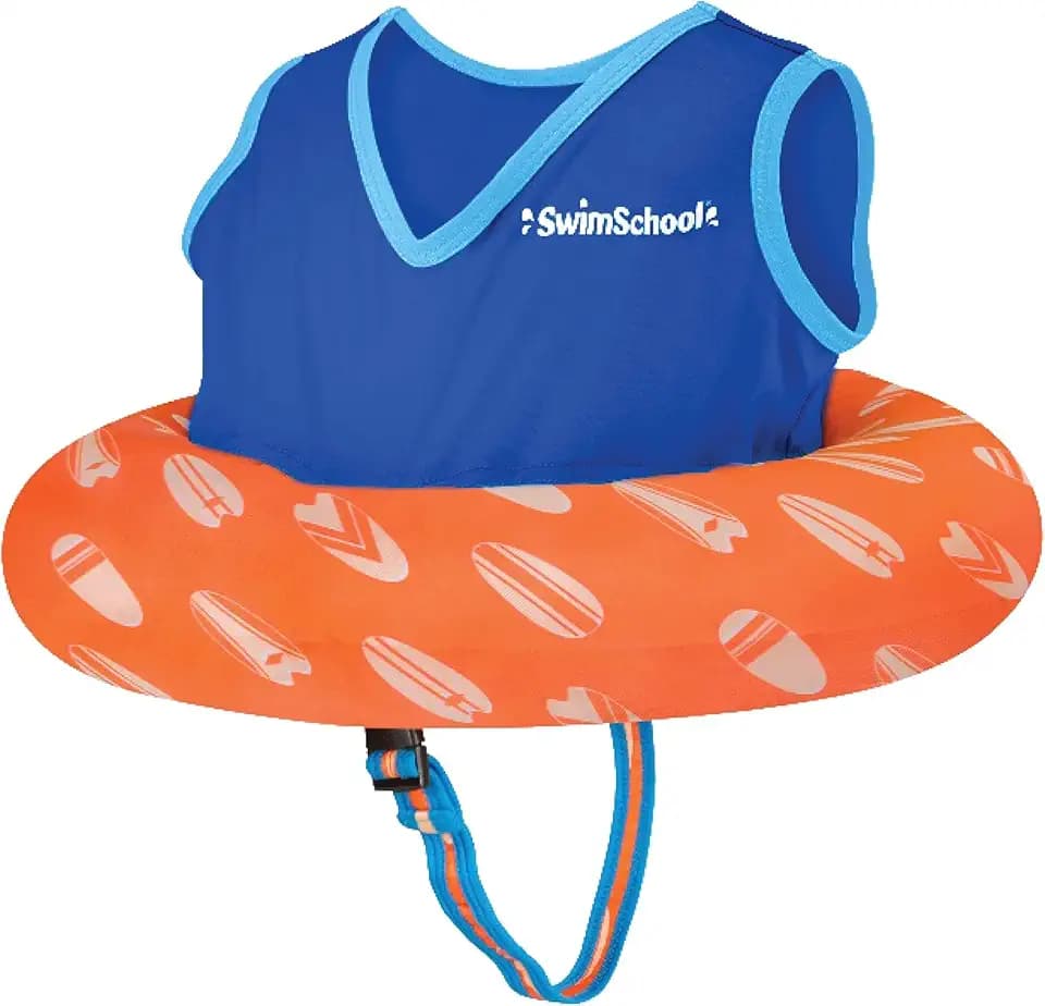 SwimSchool TOT Swim Trainer Vests for Toddlers Ages 2-4 – Boys/Girls – Multiple Colors/Styles – Learn to Swim Pool Floaties